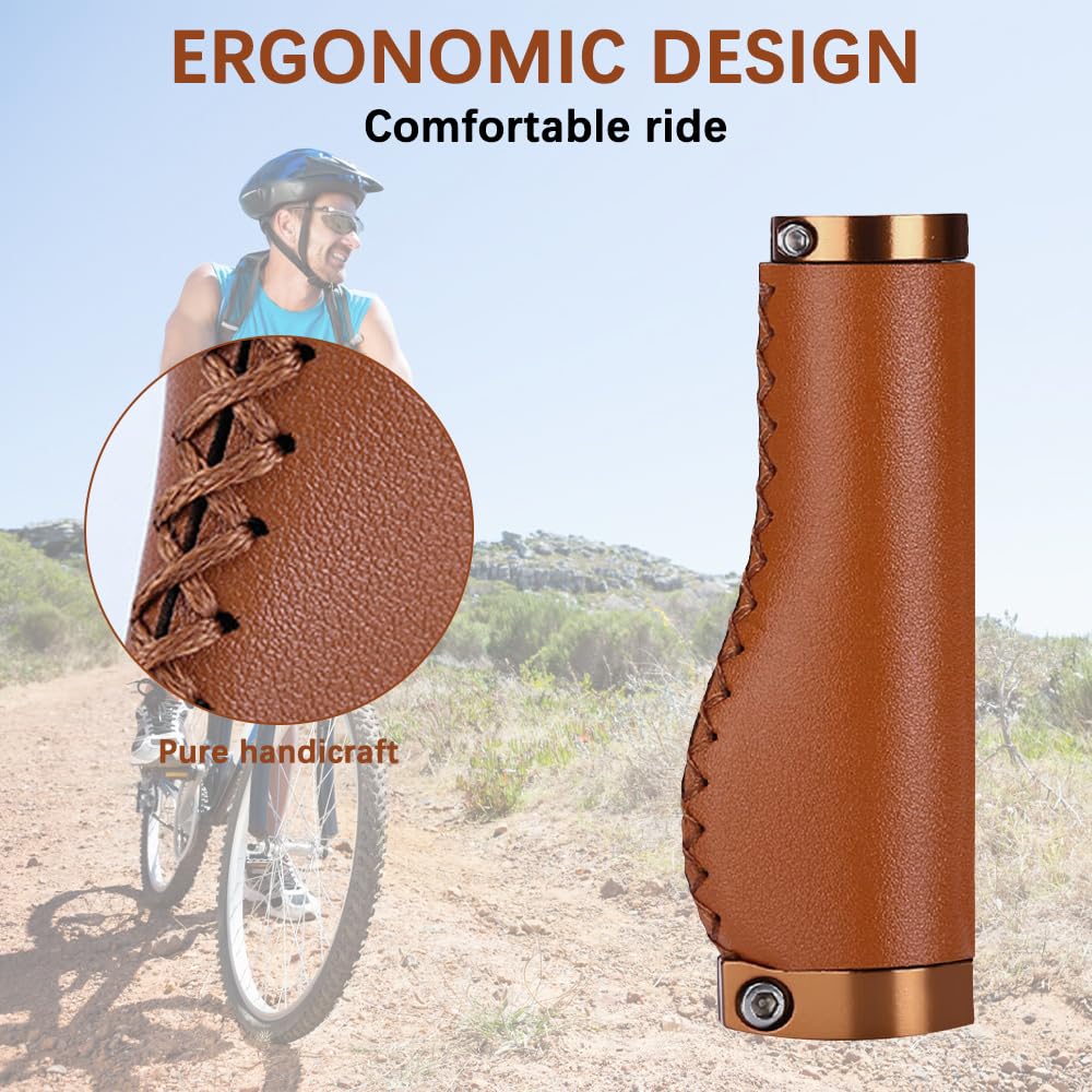 Manubrio Bici Leggero Impugnature Per Manubrio Bici LYCAON | Gomma - Foto 8