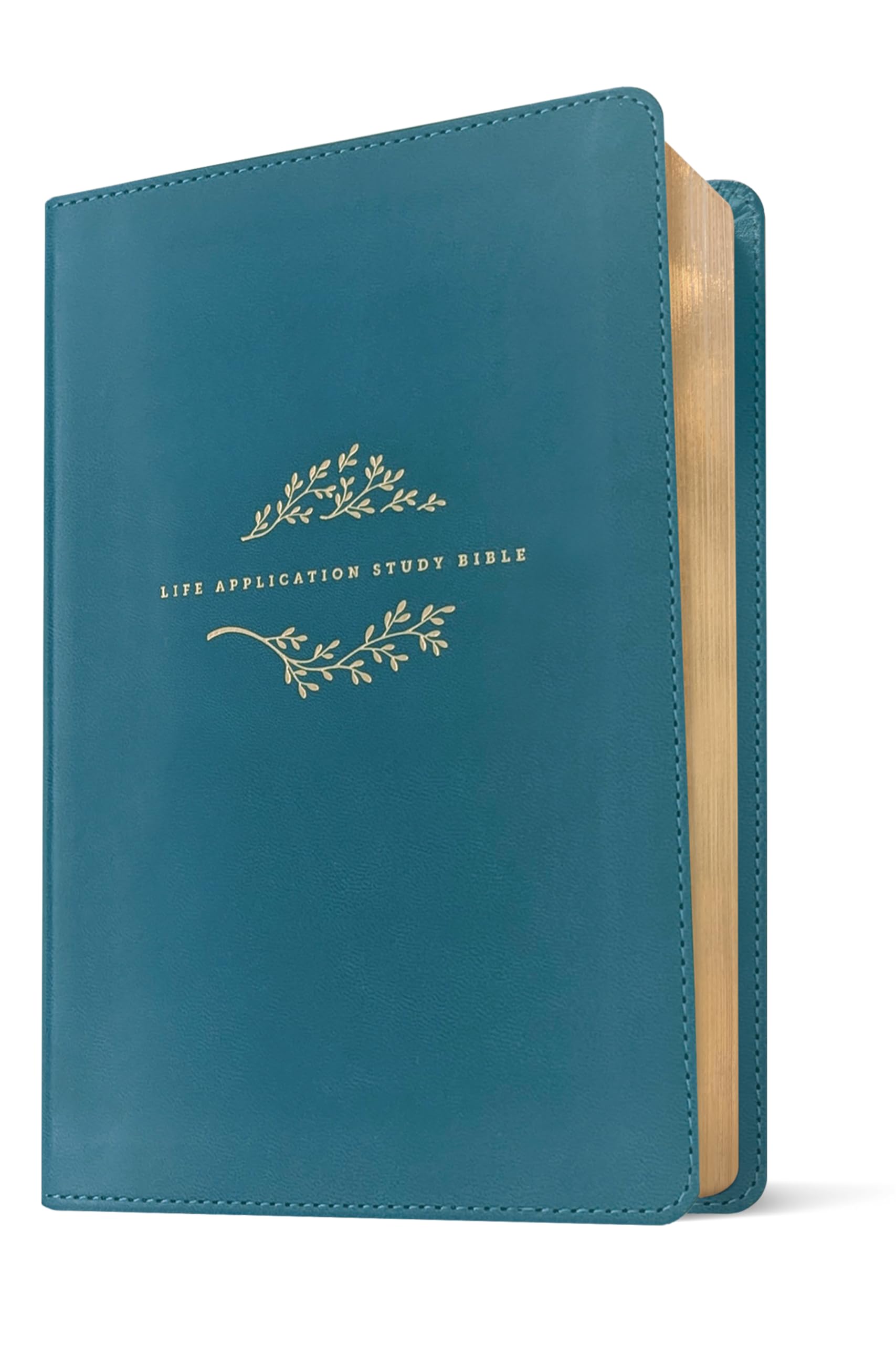 NLT Life Application Study Bible, Third Edition, Large Print (Leatherlike, Teal Blue): New Living Translation, Teal Blue, Leatherlike, Red Letter