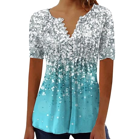 Trendy Boho Floral Print Summer Tops for Women 2024