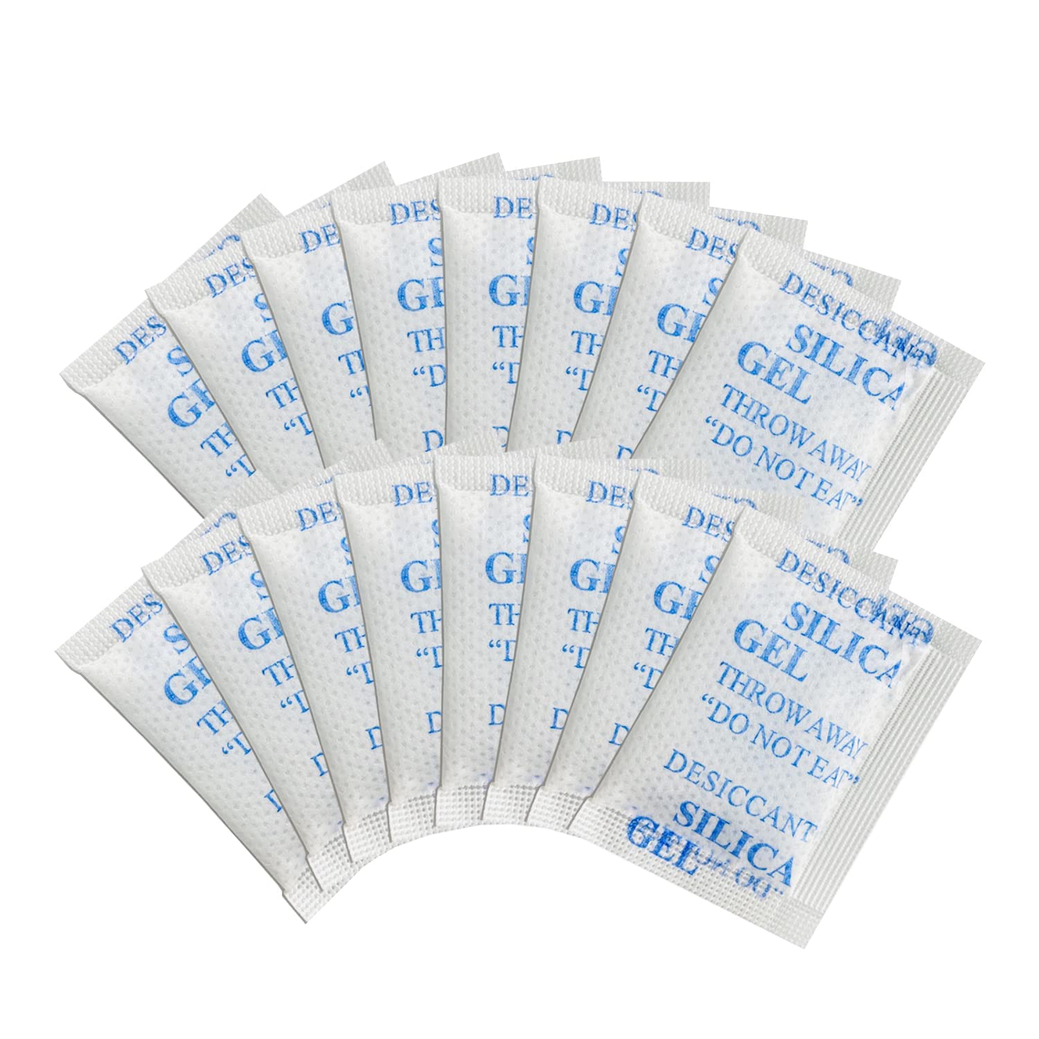 Silica Gel Packs,100 Pcs 2 Gram Desiccant Packets for Moisture Control