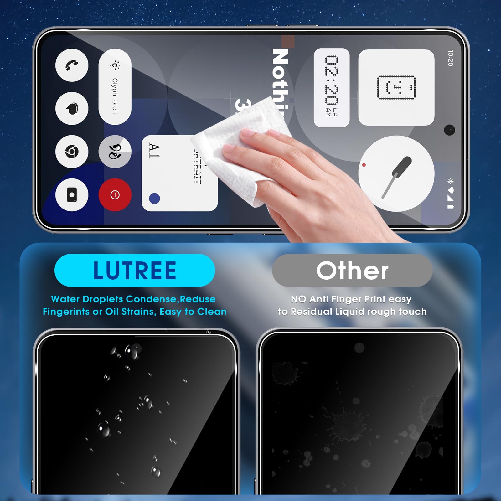 Imak Gehard Glas 0.2mm Camera Protector Nothing Phone 3a Transparant - koop online