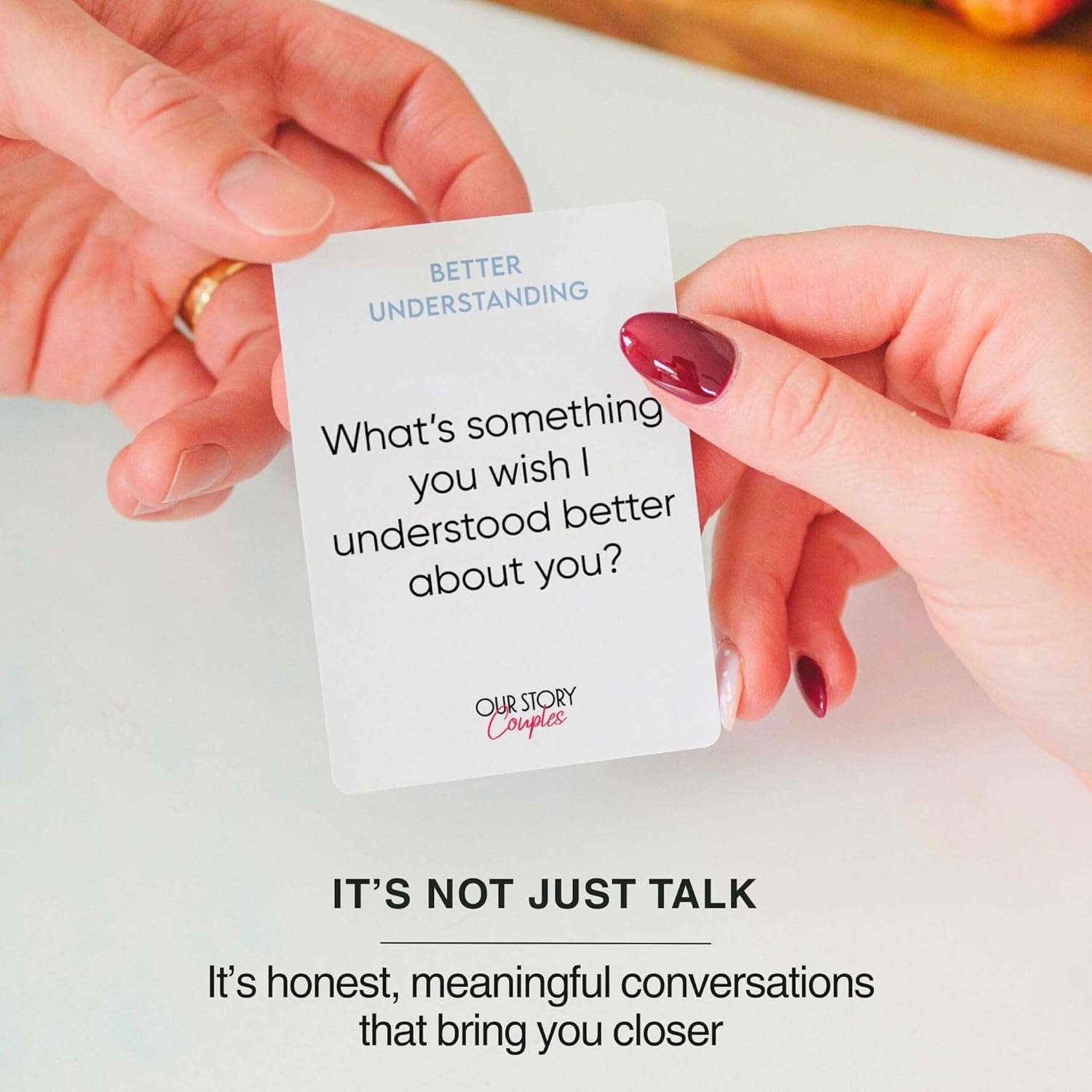 Lilexo Our Story – 200 Conversation Cards for Couples to Deepen Connection, Spark Meaningful Conversations and Fun Date Nights | Romantic Relationship Card Game | Perfect Anniversary and Couple Gifts