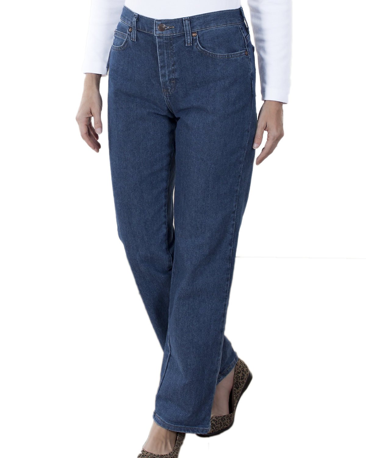 Lee Women's Relaxed Fit Straight-Leg Jean
