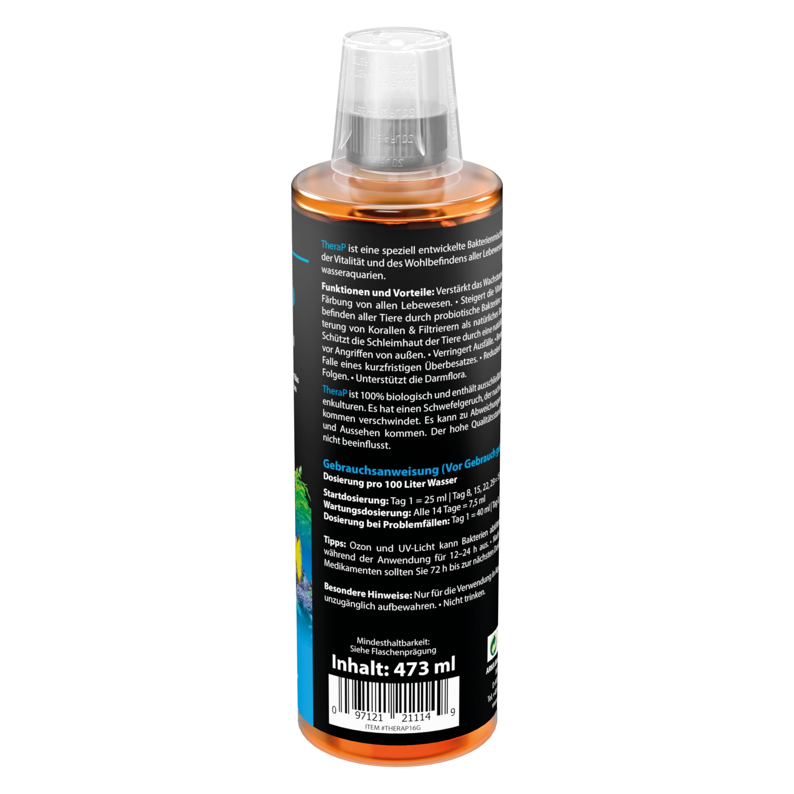 Microbe-Lift SBHTHERAPH16 Special Blend – Bacterias Altamente activas + TheraP – Juego de bacterias limpiadoras para el Cuidado de los Peces, 2 x 473 ml, Talla única, 946 g