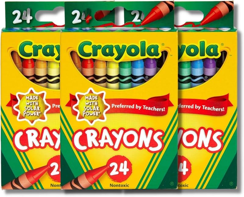 Classic Color Pack Crayons (24/Box) [Set of 3]