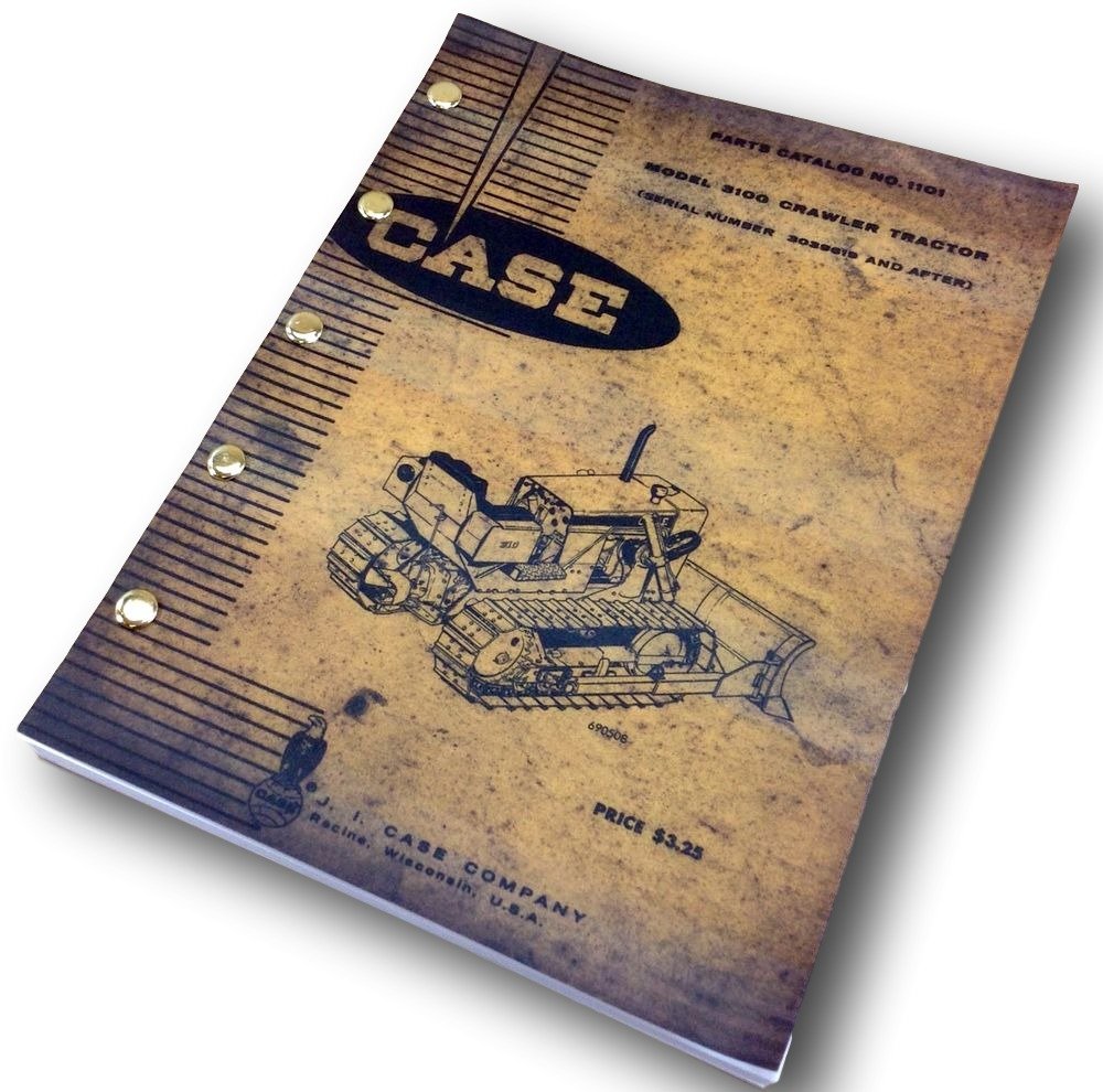 J I Case 310G Crawler Tractor Dozer Track Parts Catalog