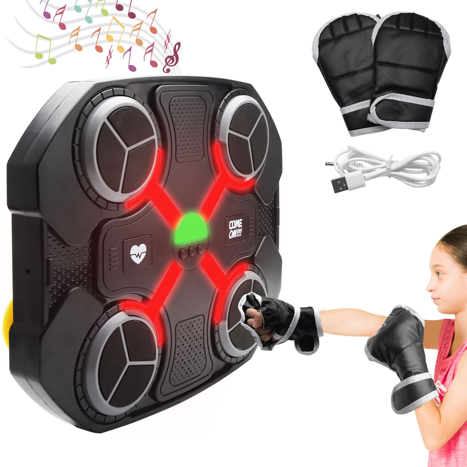 IERAKOR Machine De Boxe Musicale 2025, Boxe Mural Musique