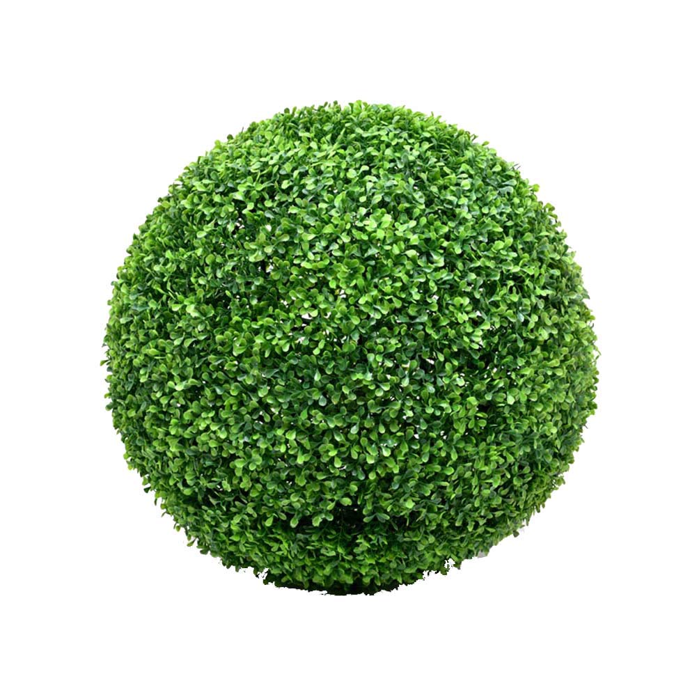 Artificial Green Plant Ball, Simulation Topiary Ball Hanging Grass Effect, Indoor Outdoor Pastoral Living Room Office Greenery Display,20CM
