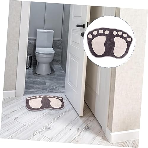 Miniatura 8 de PRETYZOOM Tapete absorbente para pies, tapete de baño, decoración del hogar, dormitorio, tapete antideslizante para el suelo, alfombra de baño de