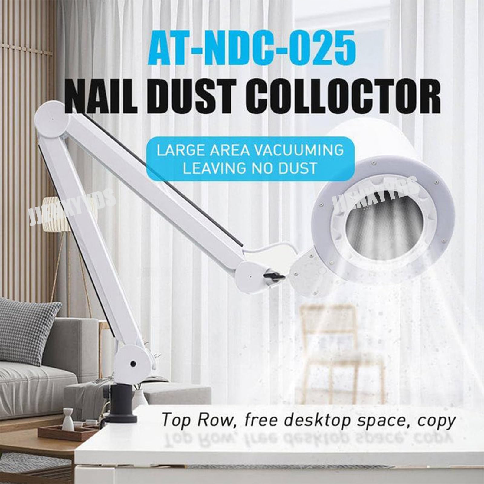 Collecteur de poussière d'ongles,Dépoussiéreur Puissant,Nettoyant pour Ventilateur d'ongle à Forte Aspiration,pour Une pédicure manucure Professionnelle dans Un Salon Domicile