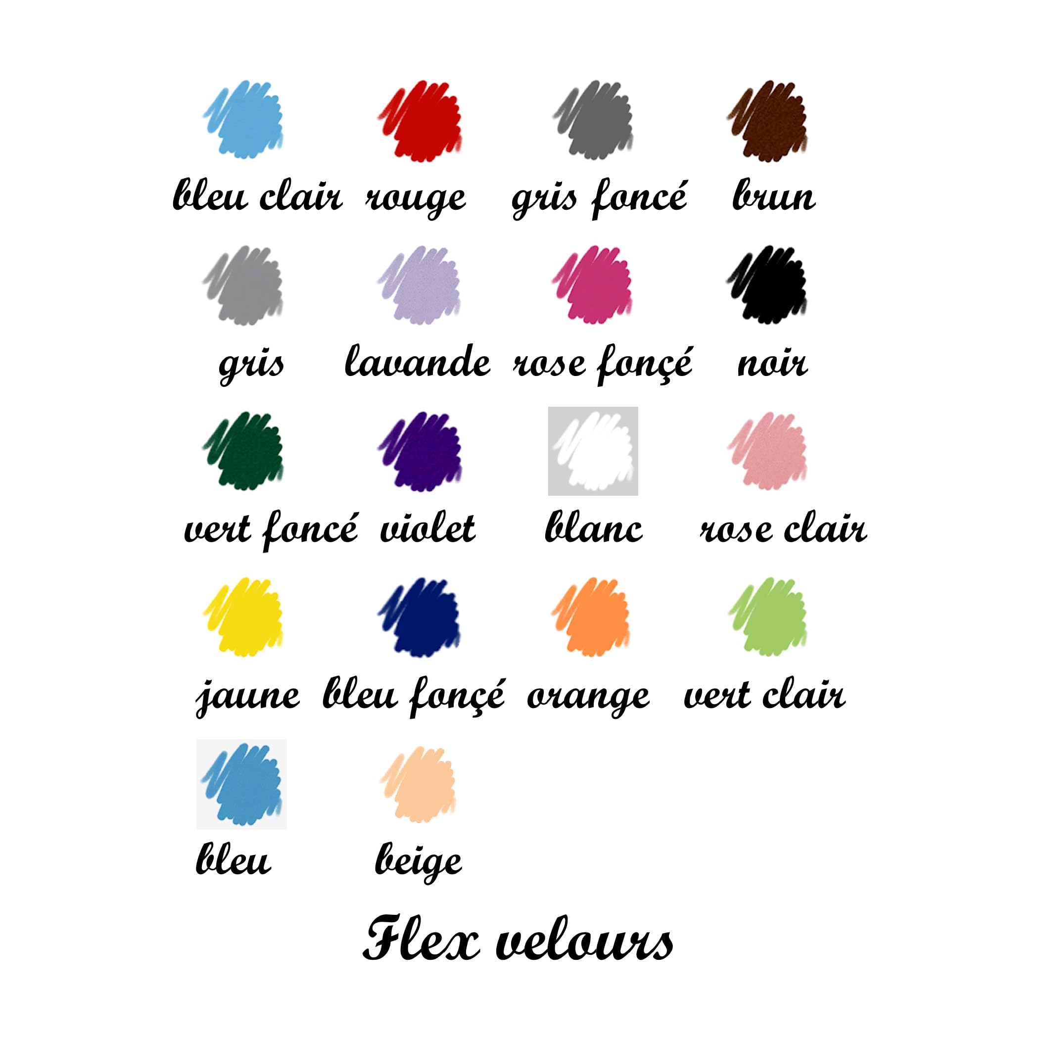 Prénom personnalisé Velours écriture 1 appliqué thermocollant Patch