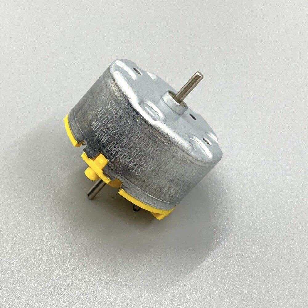 Standard Motor RC500-KN/13500 Mini DC Motor – 6V-12V, 5500 RPM, 32mm Round Spindle | Reversible, 2mm Shaft, For DIY Projects