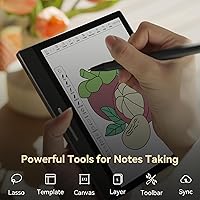 Vista 3 de Bigme B751C - Lector de libros electrónicos a color, tableta de papel de tinta electrónica de 7 pulgadas para tomar notas, leer y escribir