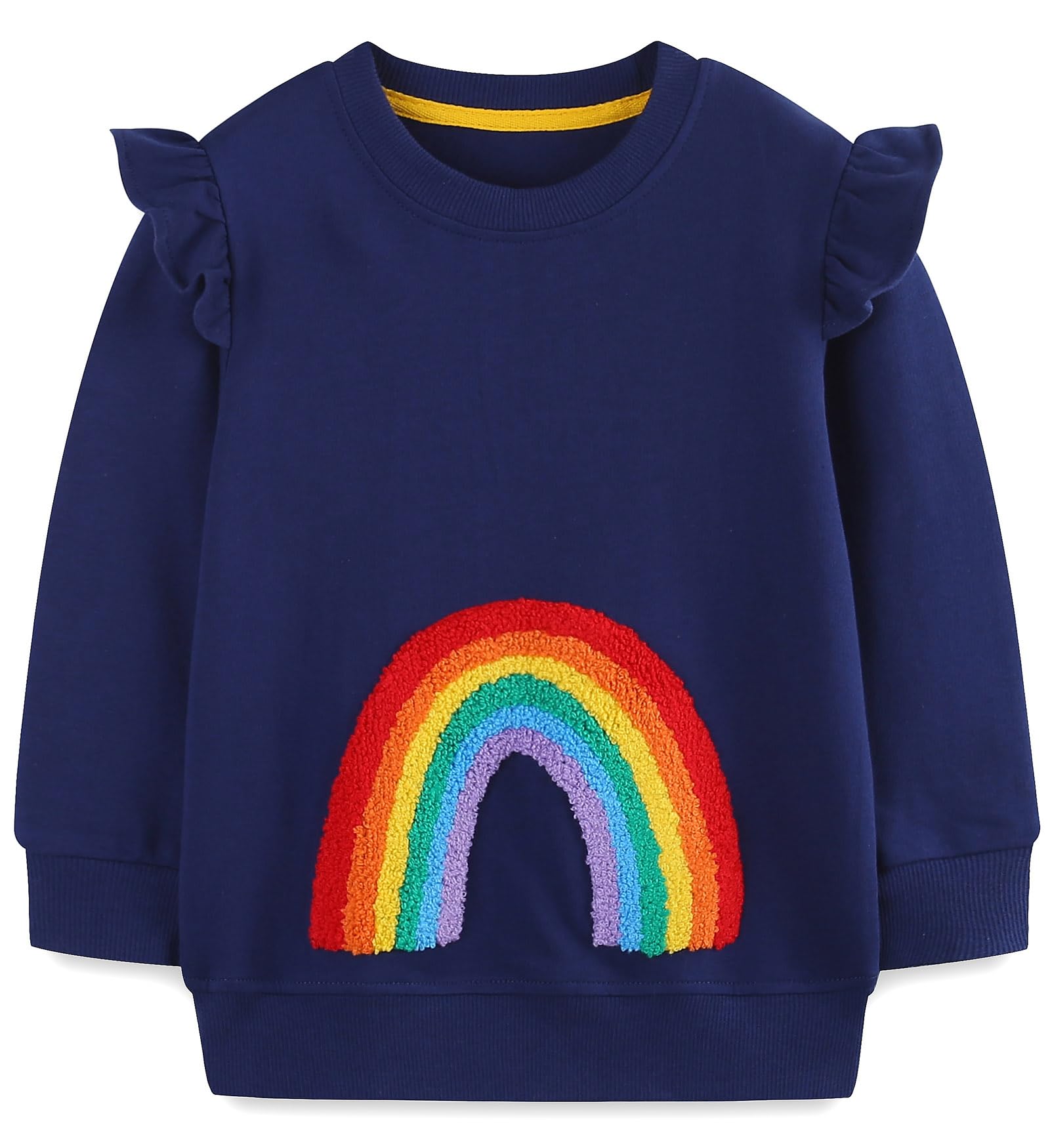 Hongshilian Unisex Kids Cute Cartoon Cotton Sweater Shirt