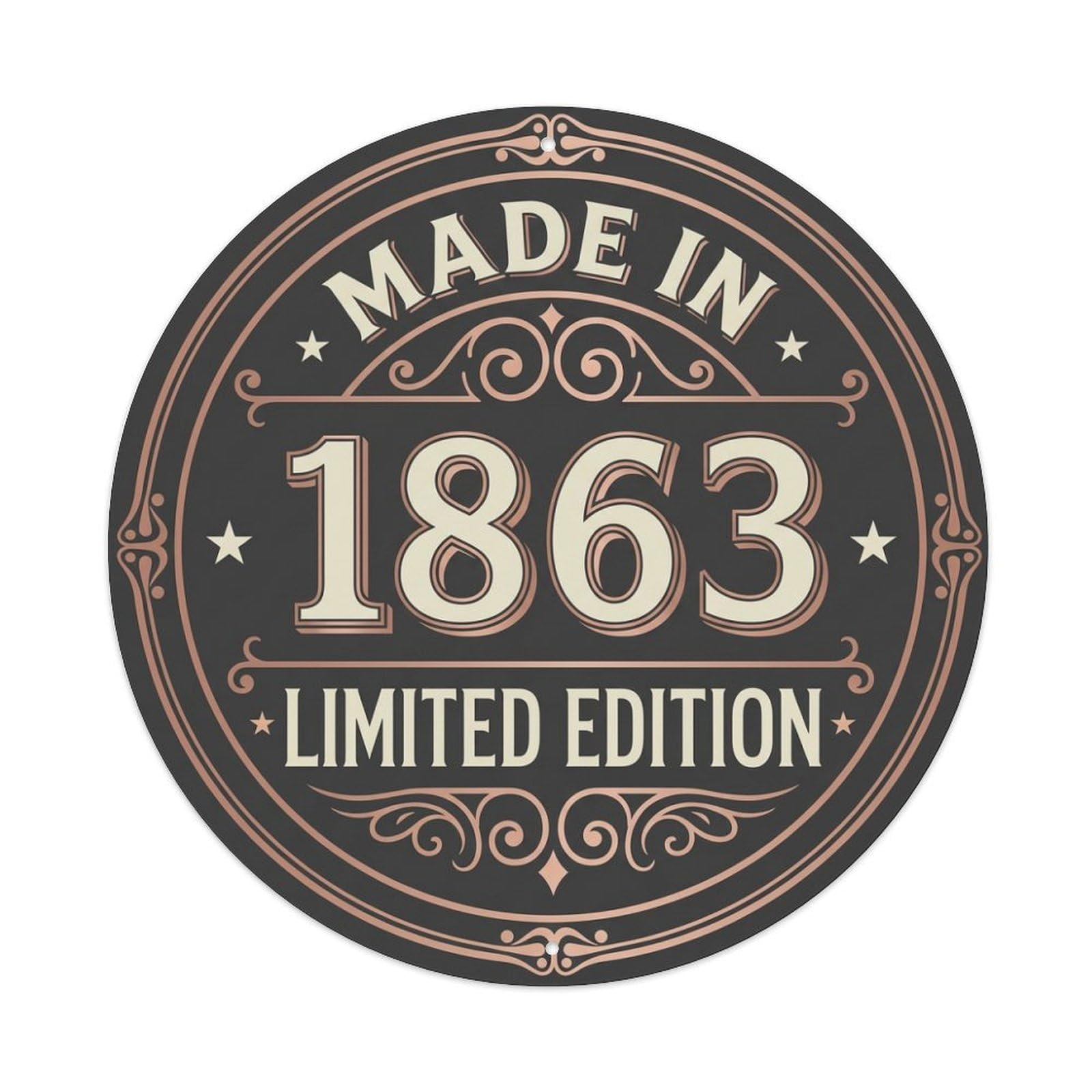 Made In 1863 Limited Edition Metal Tin Sign