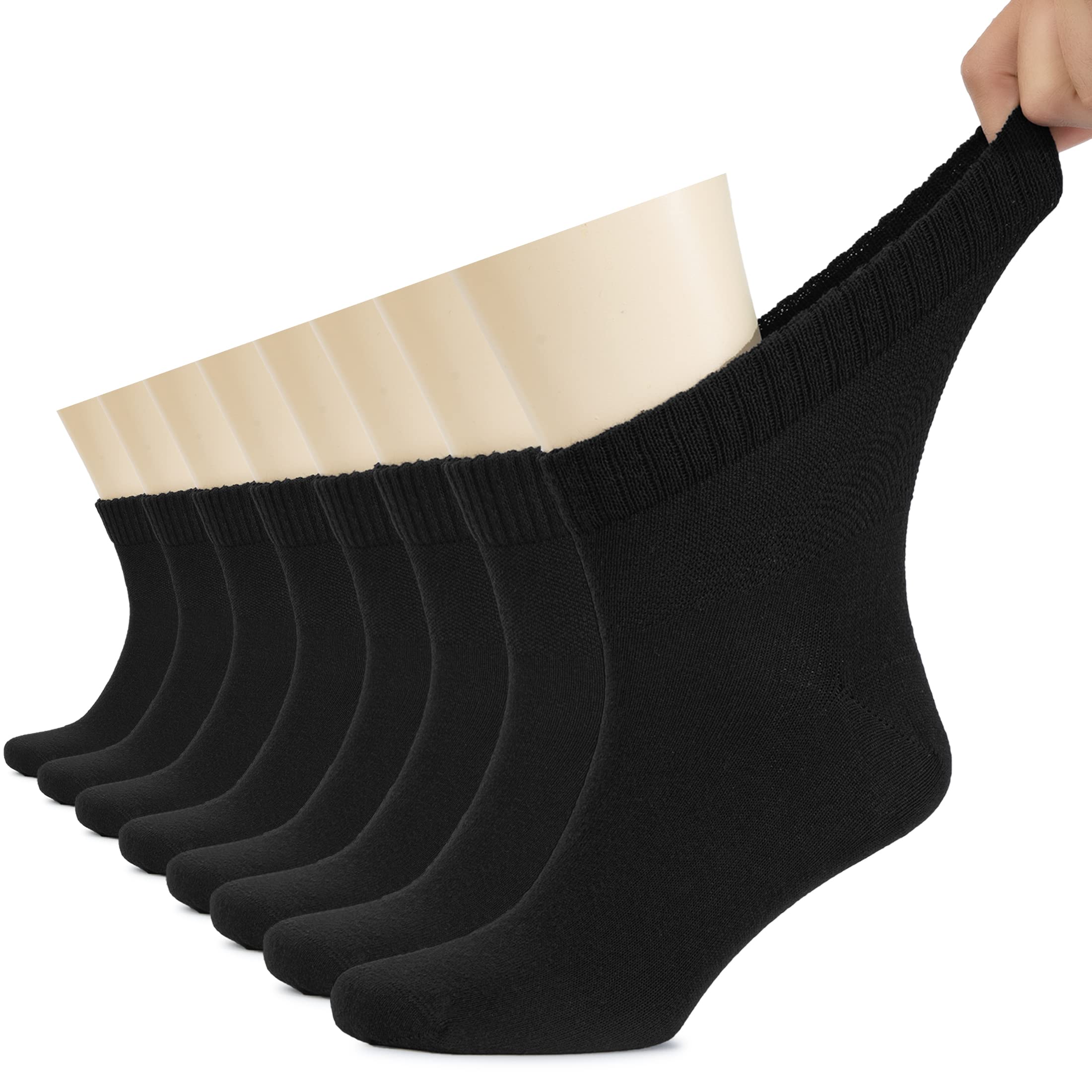 Hugh Ugoli Men's Cotton Diabetic Ankle Socks - diabetes care | Mubboo