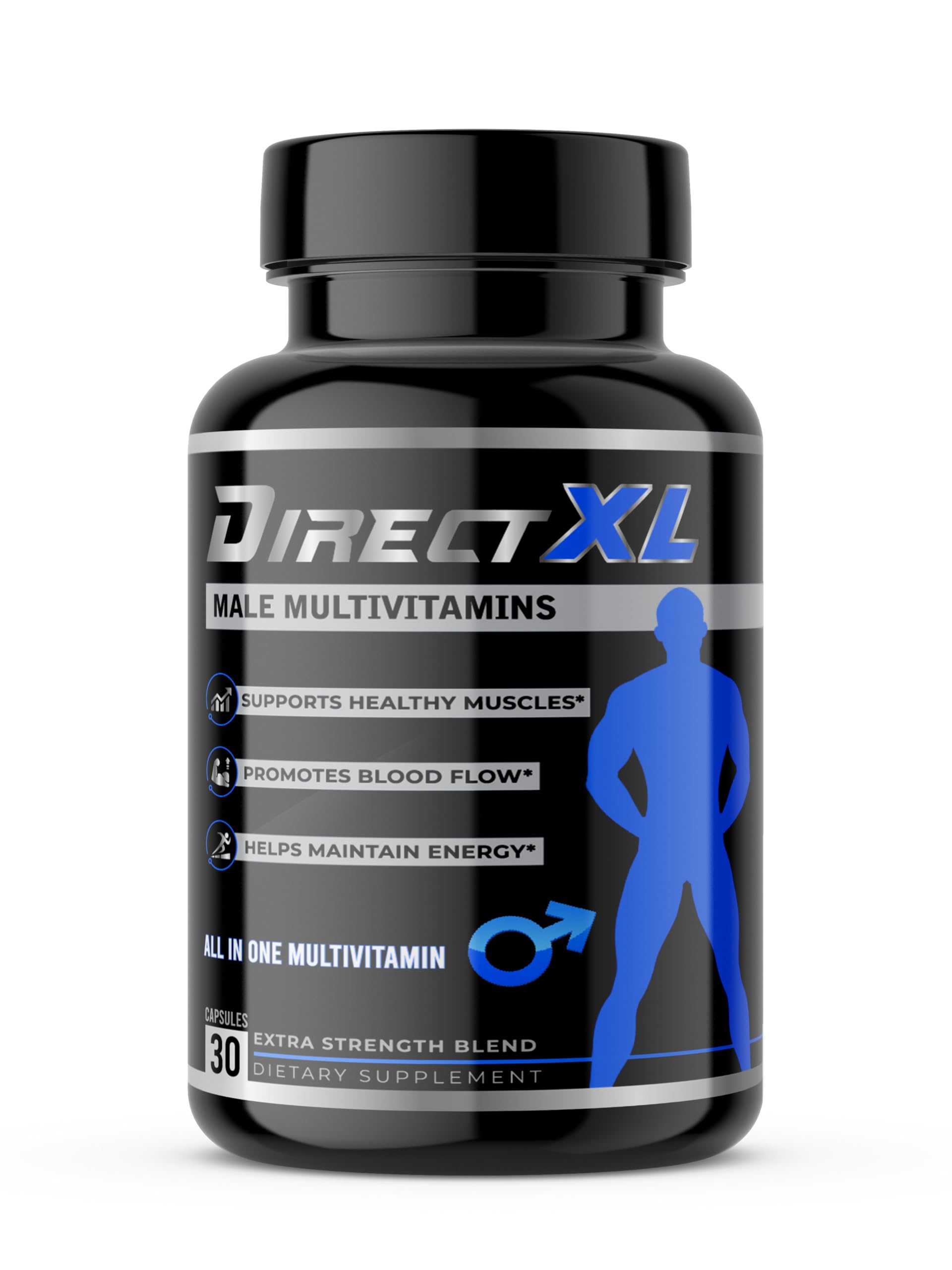 Mens Multivitamins - Energy, Strength & Focus for Active Lifestyles – with Maca, Ginseng, and 19 Natural Ingredients