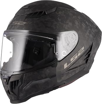 LS2 Helmets Dragon Carbon Full Face Motorcycle Helmet W/ SunShield