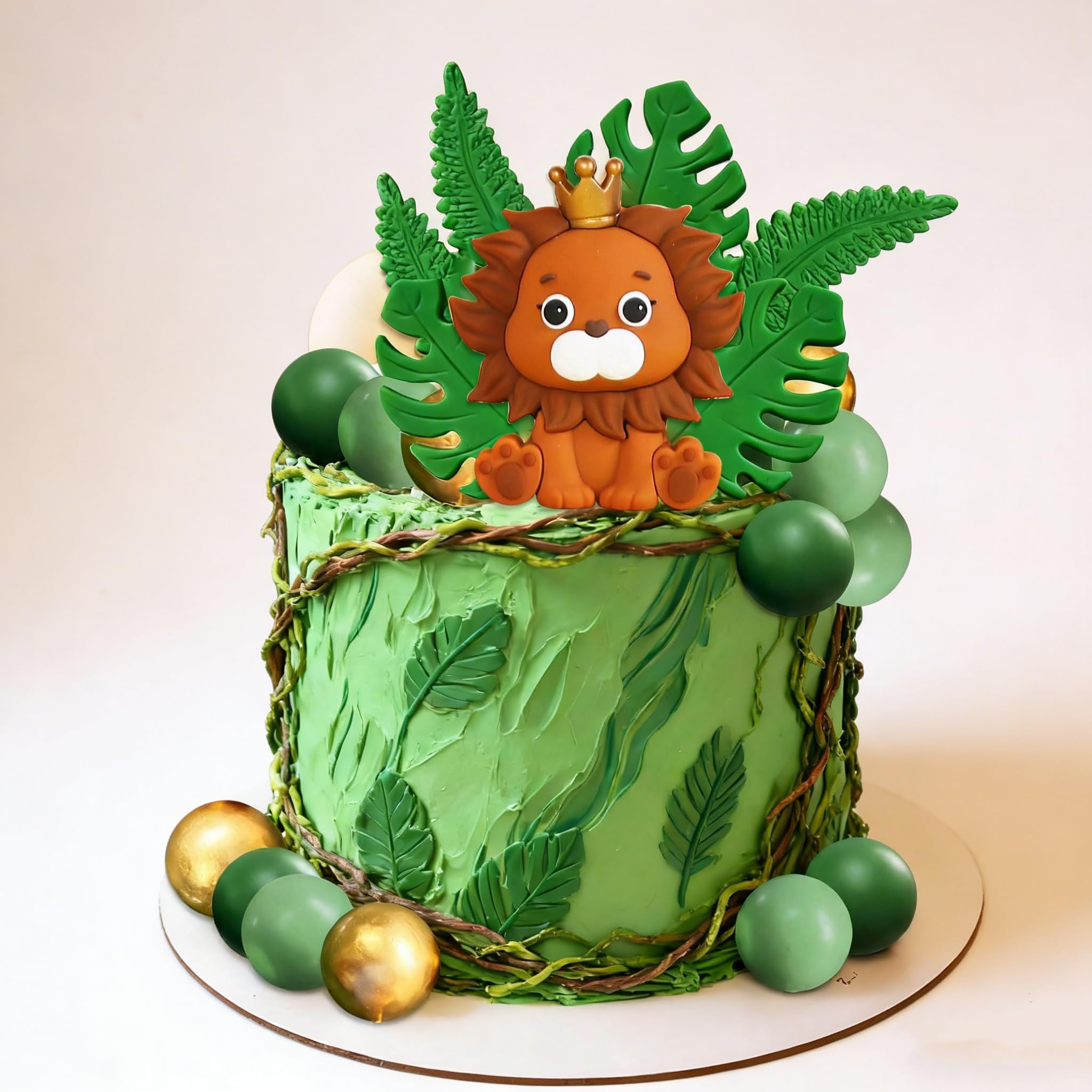 Lion Birthday Decorations Safari Animal Cake Toppers Safari Cake Topper Wild One Cake Topper Jungle Birthday Cake Decorations