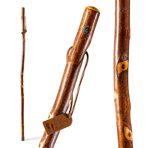 Brazos Rustic Wood Walking Stick, Hawthorn