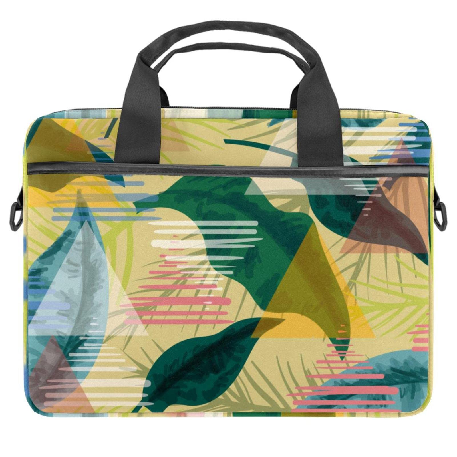 Sac ordinateur 14 pouces antichoc à motif végétal pour protéger votre ordinateur