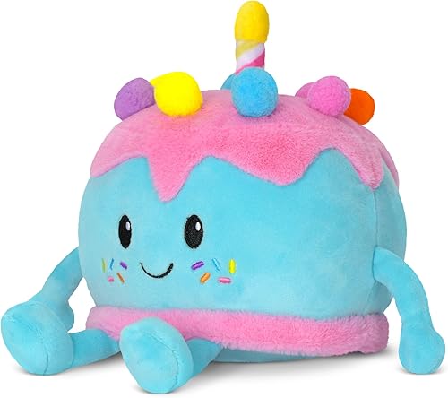 Miniatura 2 de iscream Screamsicles Kawaii Sweet Shop - Peluche de 8 pulgadas, pastel de cumpleaños