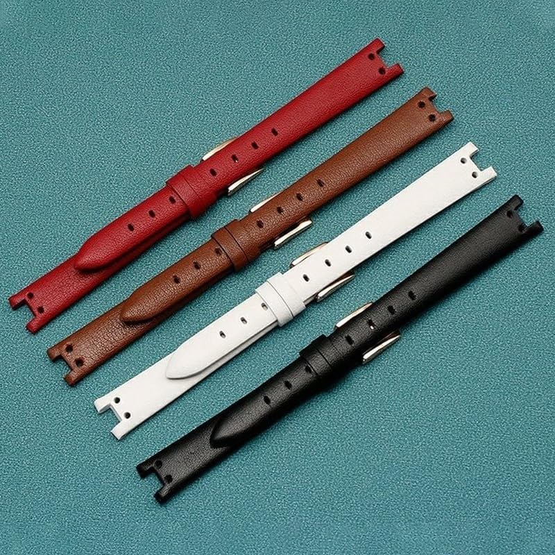 Leather Strap For Anne Klein Notch Girl Small Shield Retro Soft Comfortable Watch Band Accessories for AK