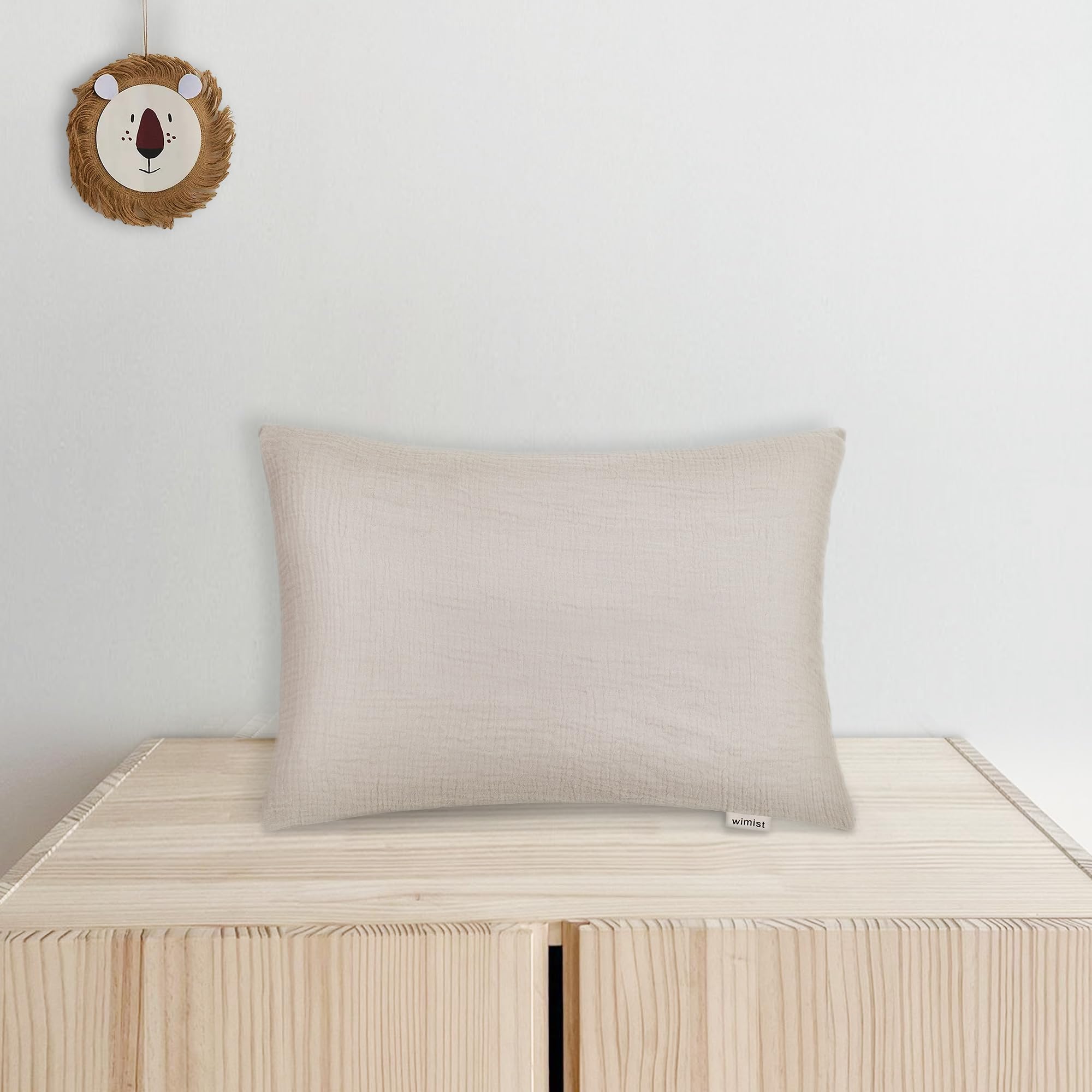 CARUILI Musselin-Kissenbezüge 2er-Set Für Kleinkinder - Weich & Atmungsaktiv 33x45 Cm