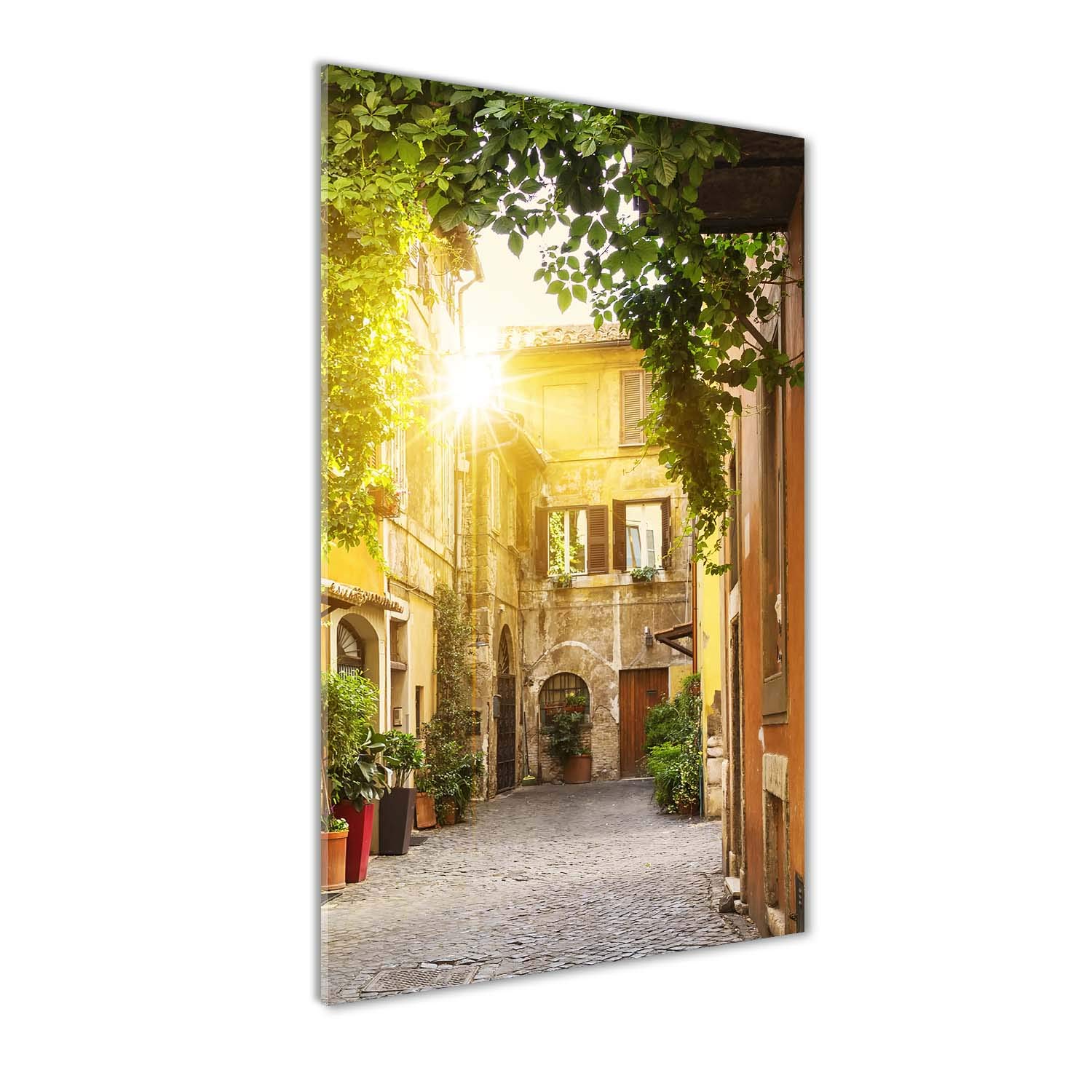 Image sur Verre Rues Italiennes 60x120 cm pour Évader Votre Esprit Salon