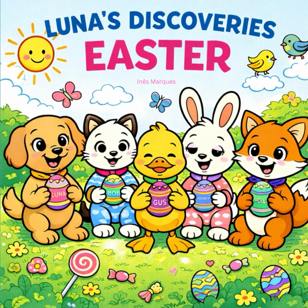 Luna's Discoveries: Easter - The cute coloring book for kids (Luna's Discoveries around the world)