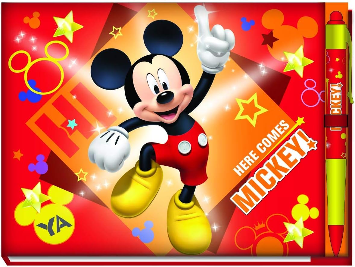 Disney Mickey Deluxe Autograph Book with Pen
