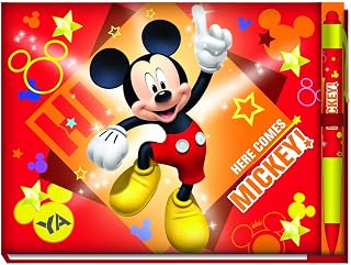 Disney Mickey Deluxe Autograph Book with Pen