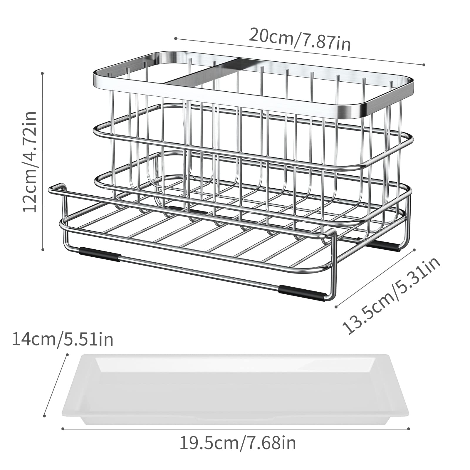 HapiRm Sink Caddy, Kitchen Sink Organiser, Kitchen Sink Caddy