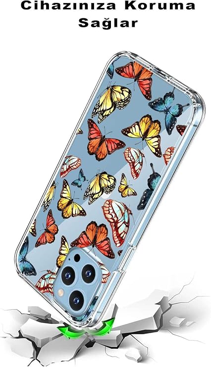 PrintiFy Samsung Galaxy S10 ile Uyumlu 1mm Slim Fit Water Color 2 Baskılı Şeffaf Kılıf