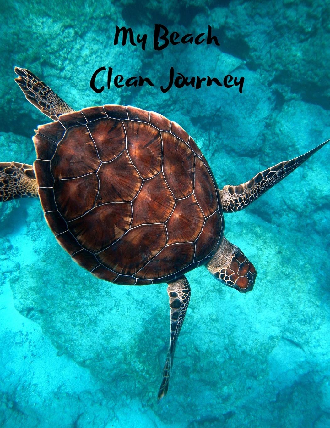 My Beach Clean Journey: 8.5 x 11 inch 100 Page Journal with Half Blank Half College Ruled Pages