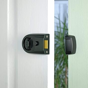 Yale Smart Living YD-01-CON-BL Keyless Connected Ready Smart Door Lock, 60mm Nightlatch Standard Security Black Cylinder, 60 mm Backset