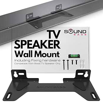 スピーカー BOSE - Bose Solo TV sound system wall-mount kit Amazon.com: Sound Bass Solo 5 Wall Mount Bracket for Bose
