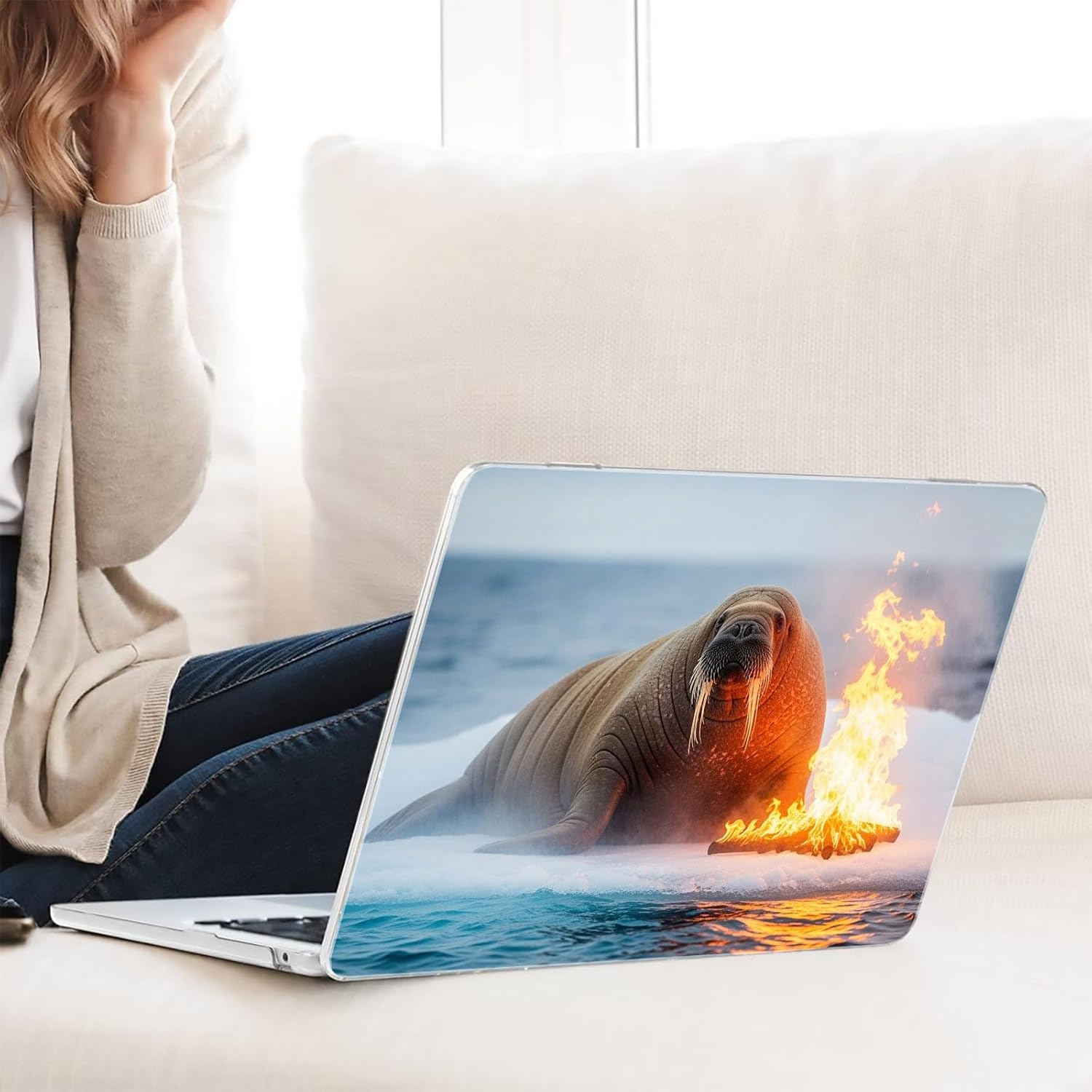 Compatible with MacBook Neo 13-inch, Hard Shell Case with Keyboard Cover and Screen Protector (A3404 A18 Pro chip, 2026 Release) - Walrus MC21914
