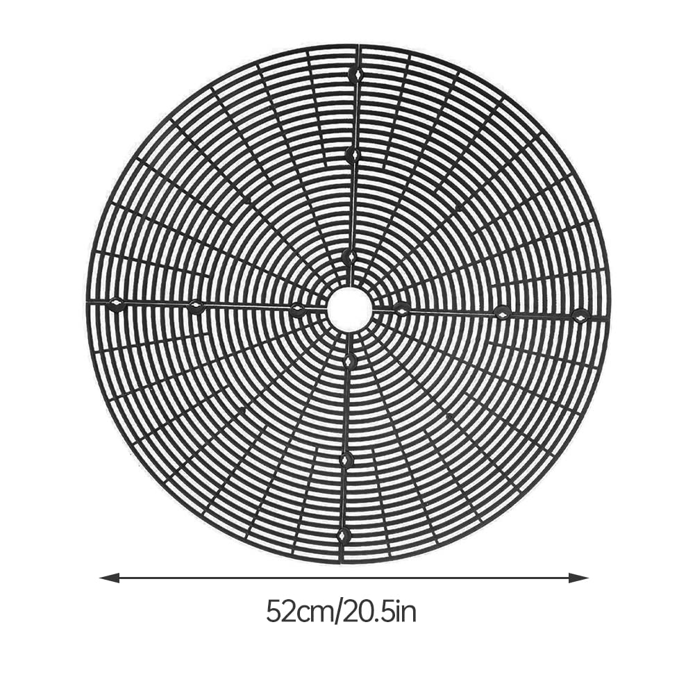 Chat Creusez La Grille De Pot De Plantes, Protecteur De La Plante De Protection De Fleur, Protecteur De Couverture De Sol De Fleur Avec 12 Boulons De 52 Cm Sécurité Pour Protéger Les Enfants Pets