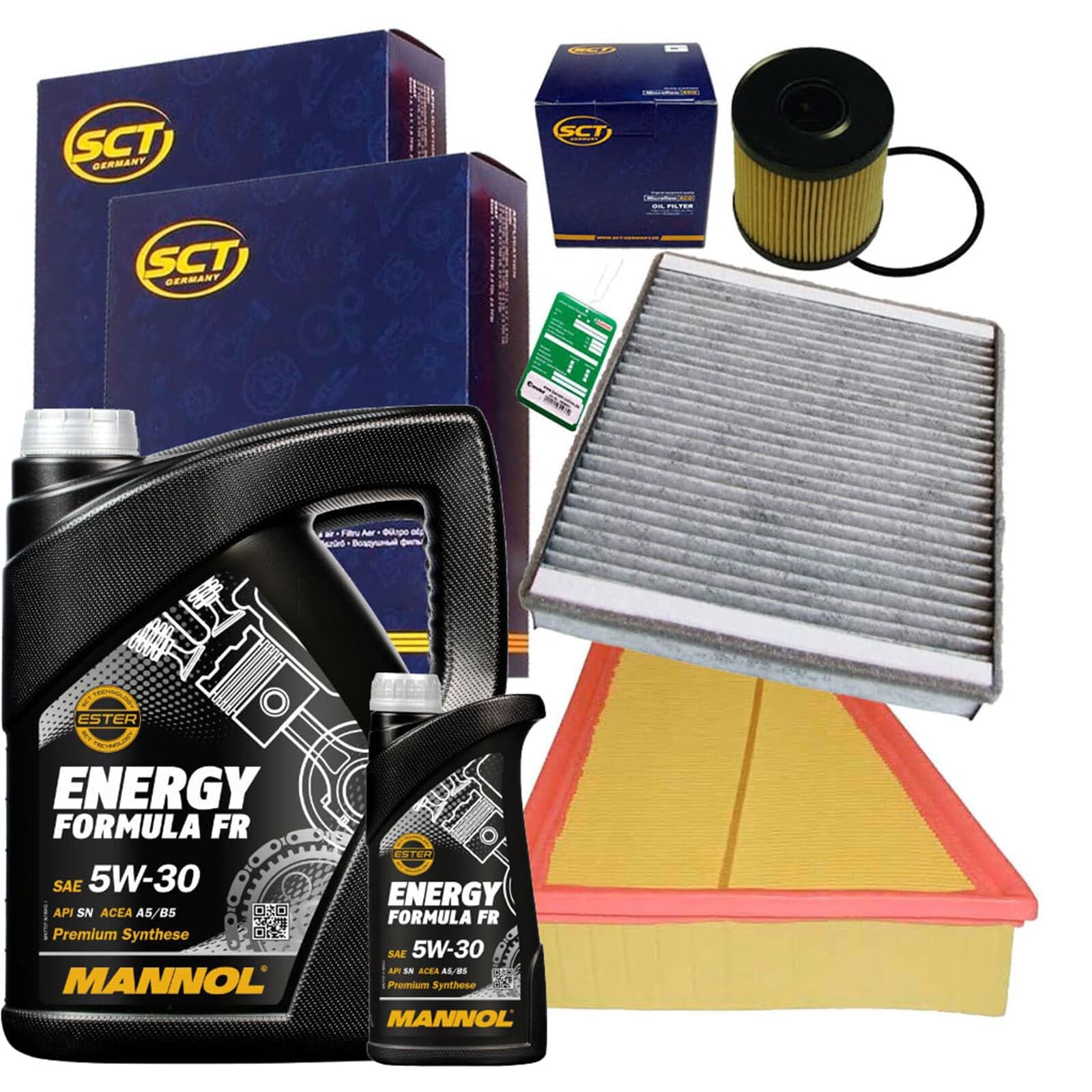 Filterset Inspektionspaket+6L Motoröl | SAK200+SB2213+SH4035P+6L 7707 Nrg Formula Fr Kompatibel mit II (WA6),Mondeo IV (BA7),Mondeo IV Stufenheck (BA7),Mondeo IV Tur