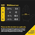 COOLJOB A3 Cut Resistant Safety Work Gloves for Men & Women, Sandy Nitrile Rubber Coated, Knife Proof HPPE and Metal Base, for Gardener, Worker, Construction, Black, 1 Pair, Small