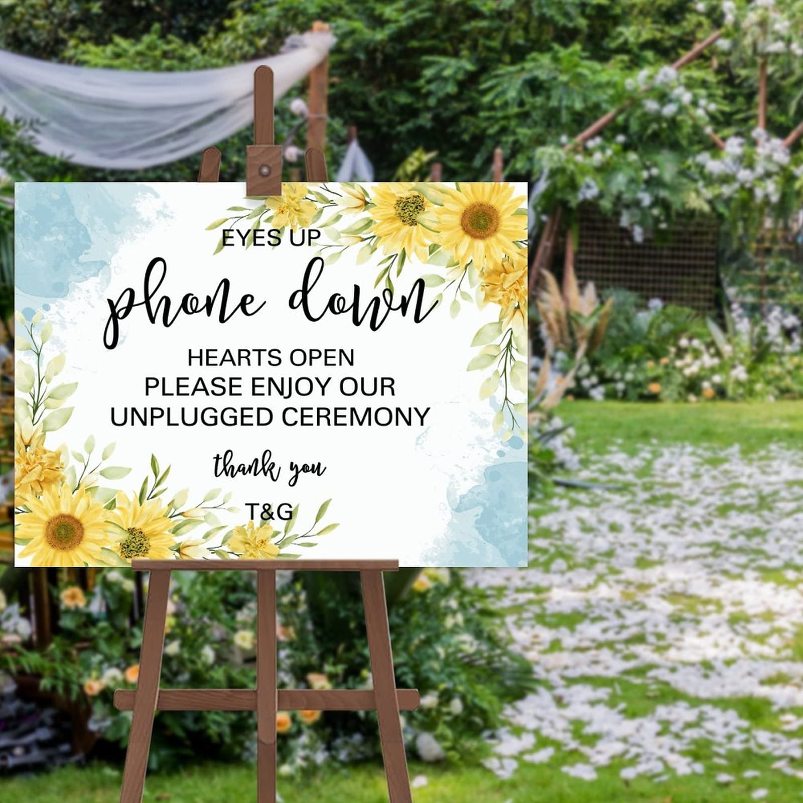 Panneau de bienvenue de mariage haut de gamme en bois massif pour réception et fiançailles
