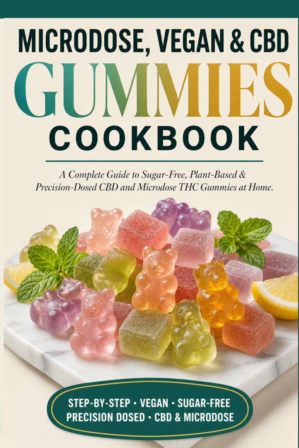 MICRODOSE, VEGAN & CBD GUMMIES COOKBOOK: A Complete Beginner's Guide to Sugar-Free, Plant-Based, Precision-Dosed Cannabis Edibles — CBD-Only, THC ... Gummy Recipes with Exact Dosage Formulas