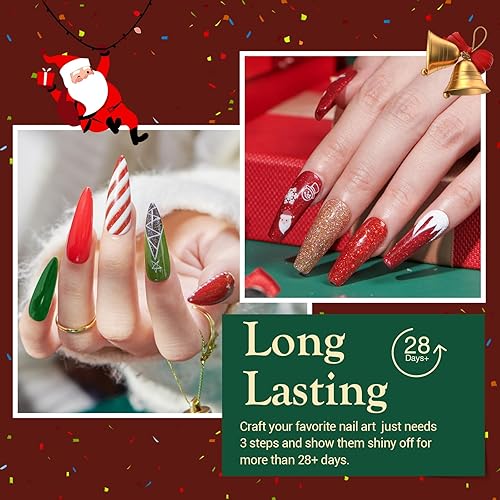 Miniatura 78 de AZUREBEAUTY - Juego de 31 piezas de polvo de inmersión para uñas, 20 colores, morado, azul, purpurina, bandeja de reciclaje de polvo de inmersión