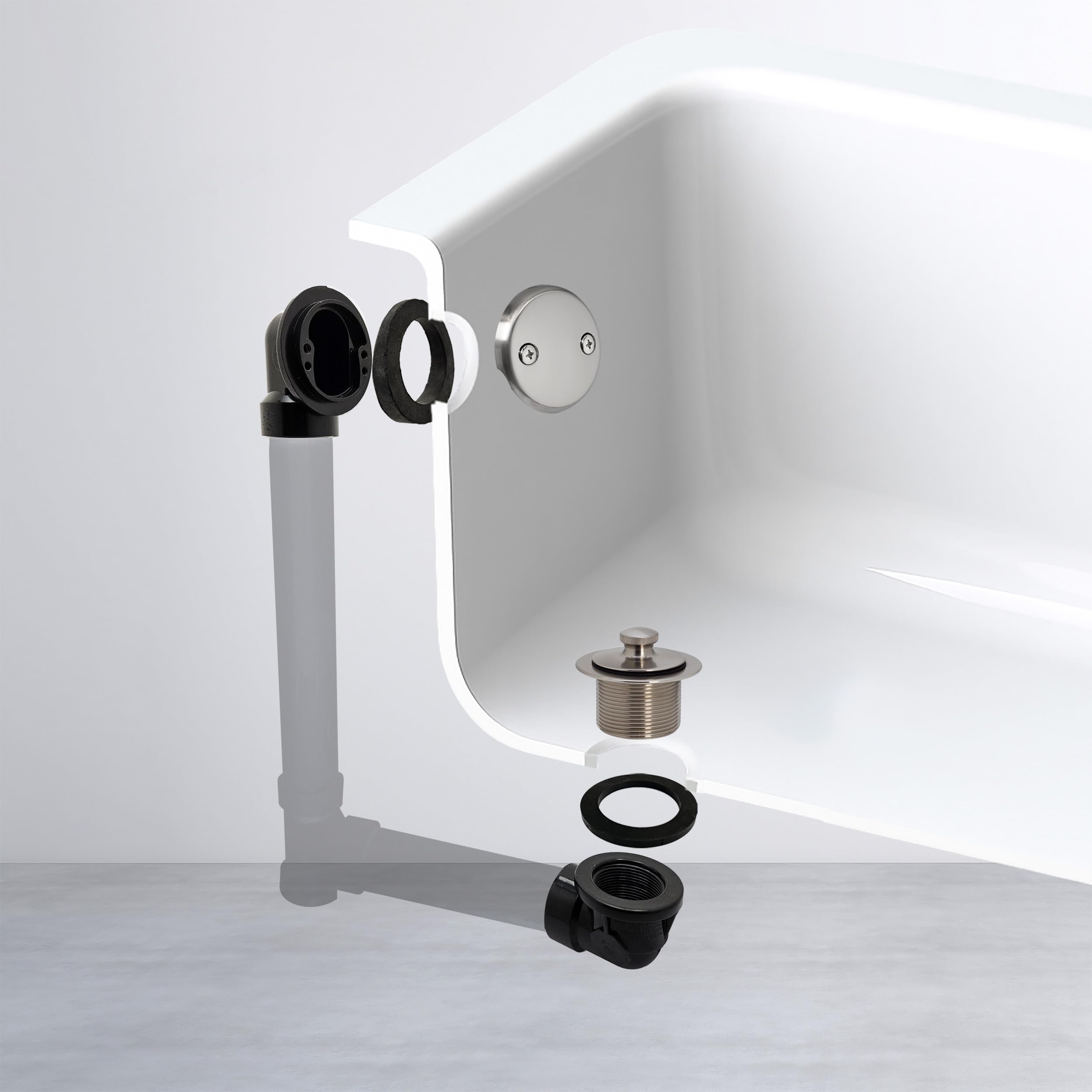 Westbrass D574-20 Paquete de Fontanero, Metalizado