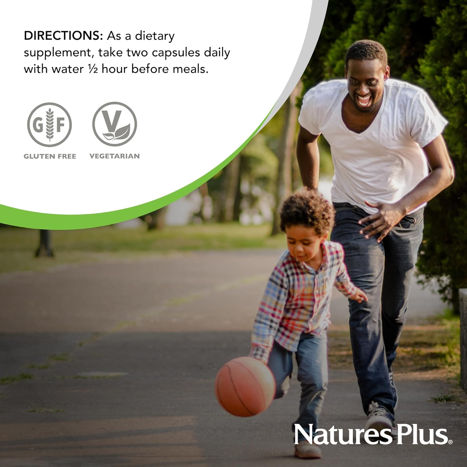 NaturesPlus Ultra InflamActin - 60 Capsules - Natural Anti-Inflammatory Supplement with Turmeric, Bromelain, MSM, Boswellia & Ginger - Joint Health Support - 30 Servings