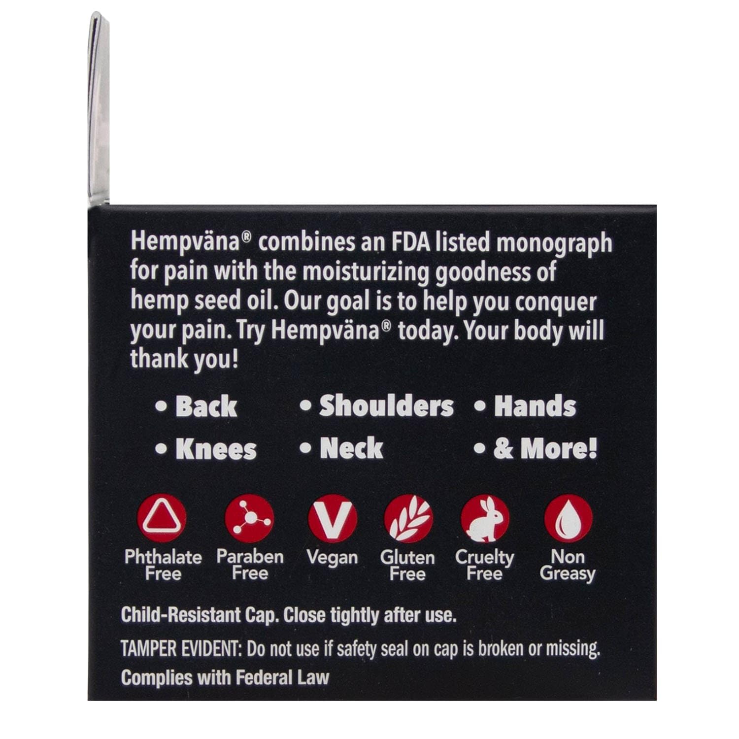Hempvana Platinum Lidocaine Ultra-Strength Relief Cream, 4X Hemp, Numbs Aggravated Nerves, Long-Lasting Relief for Back, Knees, Shoulders & More. AS SEEN ON TV. Odor-Free, Non-Greasy. Works Fast — Amazon image 7