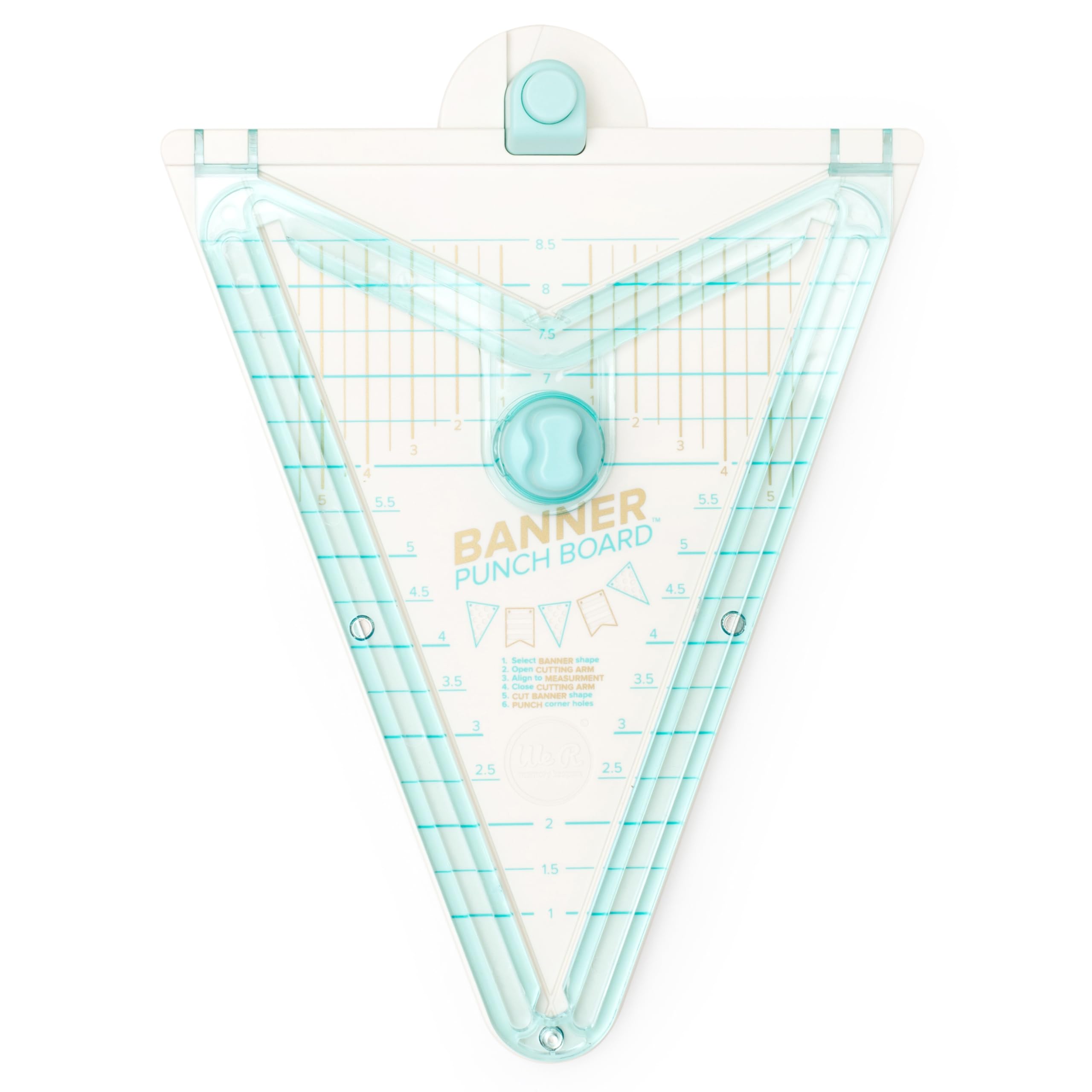 We R Memory Keepers Banner Punch Board Banner Punch Board Blue