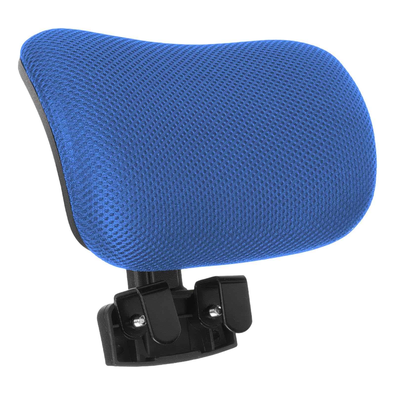 perfk Poggiatesta per Sedia da Ufficio Cuscino per la Testa per Sedia da Computer Facile da installare Cuscino per la Testa Staccabile Durevole Poggiatesta, Blu