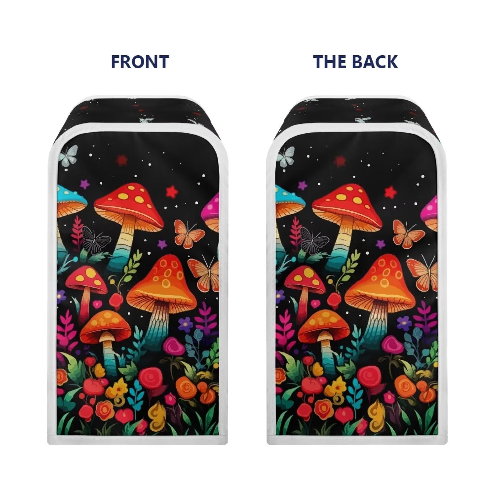 LJMKZJN Electric Can Opener Dust Cover with Elastic Fabric Wear-Resistant Suitable for Various Types Stain Resistant Cover for Home Kitchen, Mushroom Print